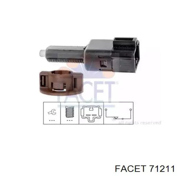 Interruptor de luz de freno Facet 71211 precio, desde 10,91 EUR