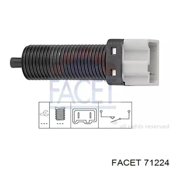 Interruptor de embrague 253250006R Renault (RVI)