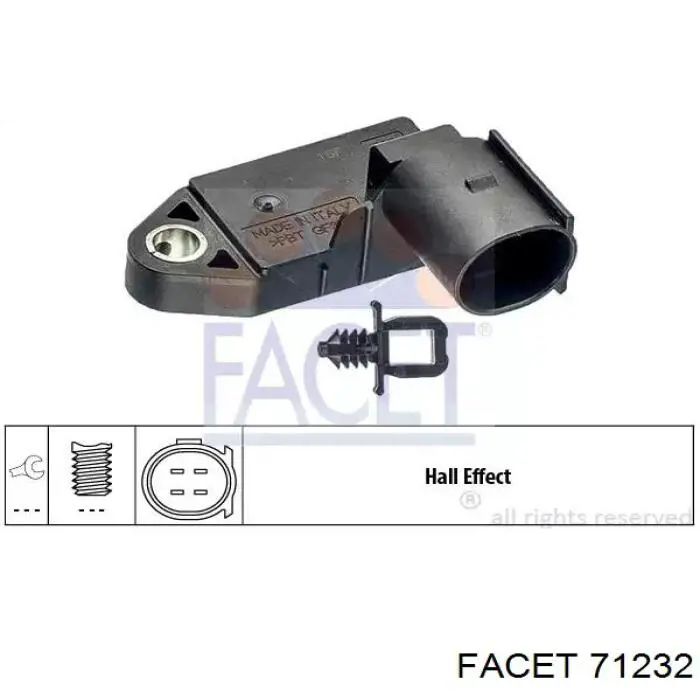 Comprar 71232 Facet Interruptor de luz de freno
