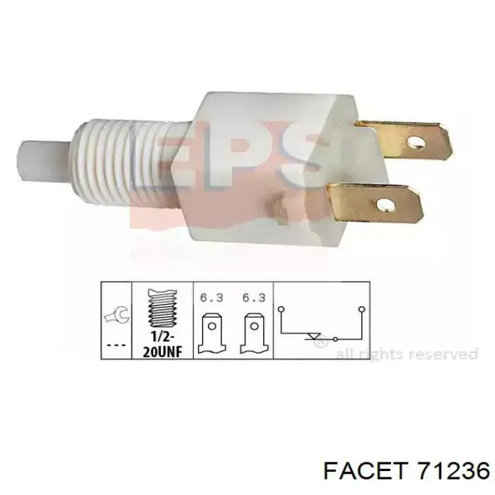 Interruptor de embrague 1439868 Ford