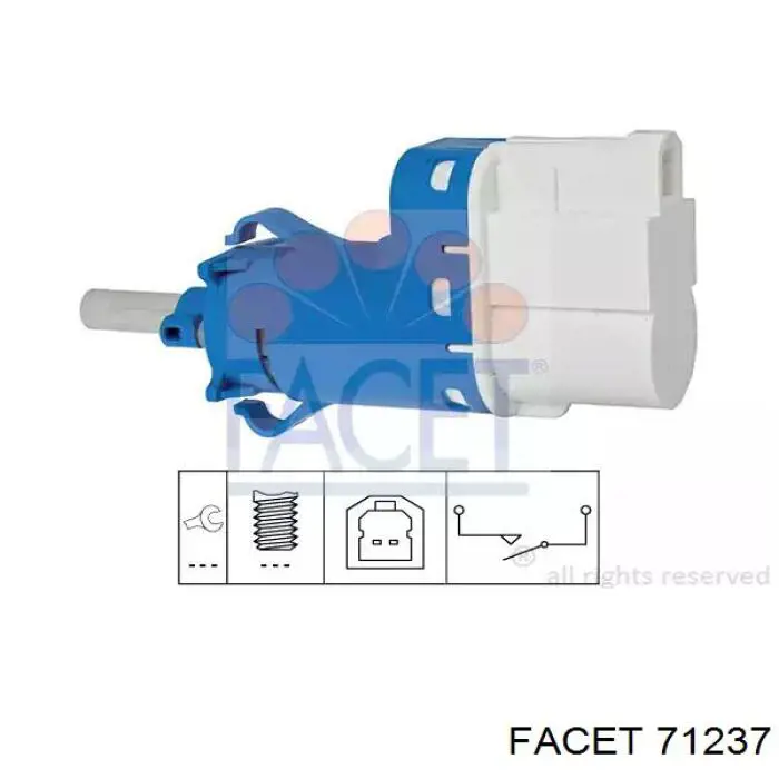 Interruptor de luz de freno Facet 71237 precio, desde 7,45 EUR