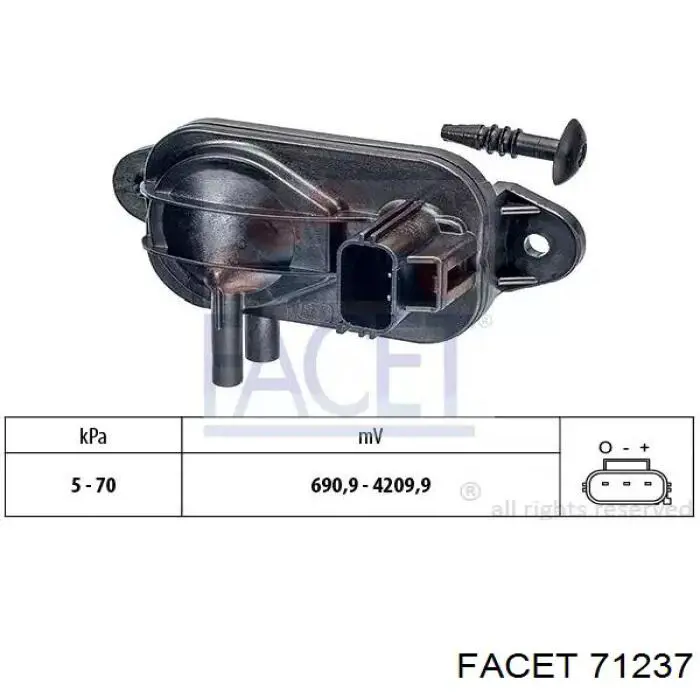 Comprar 71237 Facet Interruptor de luz de freno