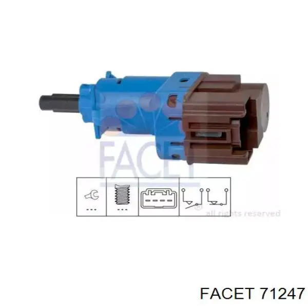 Interruptor de luz de freno Facet 71247 precio, desde 11,98 EUR