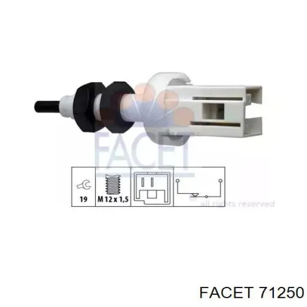 Interruptor de luz de freno Facet 71250 precio, desde 8,43 EUR