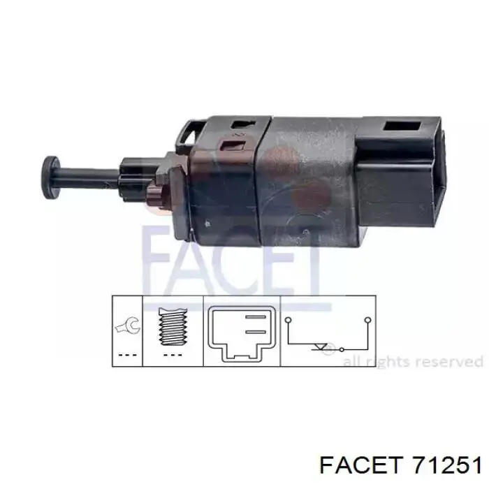 Interruptor de luz de freno Facet 71251 precio, desde 11,29 EUR