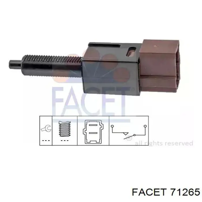 Comprar 71265 Facet Interruptor de luz de freno