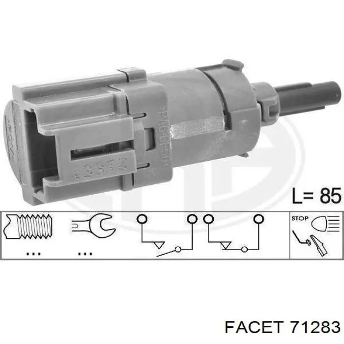 Interruptor luz de freno Citroen Berlingo (B9)