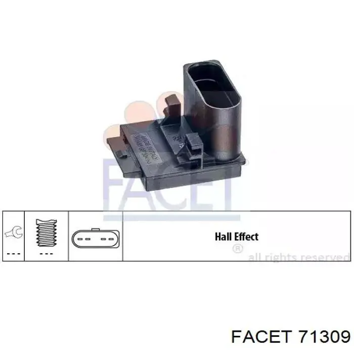 Sensor de posición del pedal de embrague Facet 71309 precio, desde 34,11 EUR