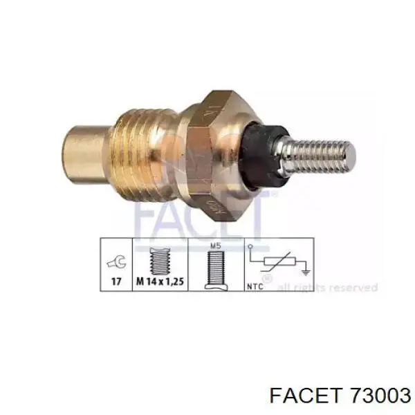 Comprar 73003 Facet Sensor de temperatura de agua