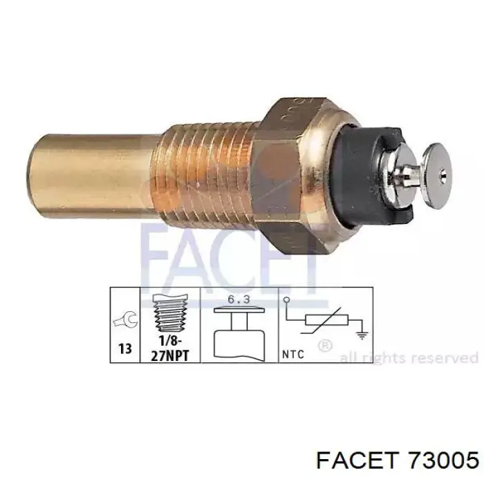 Comprar 73005 Facet Sensor de temperatura de agua