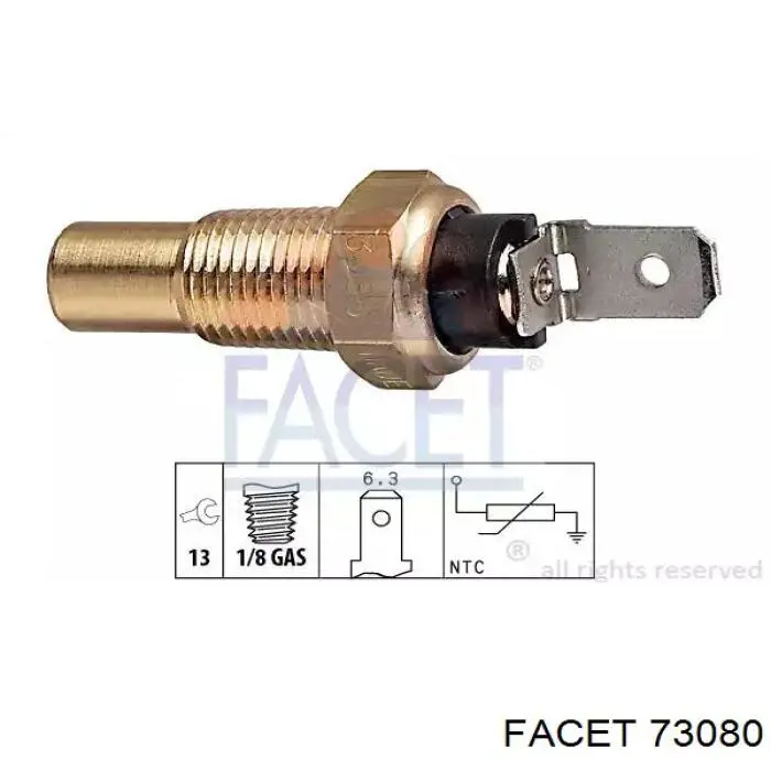 Comprar 73080 Facet Sensor de temperatura de agua