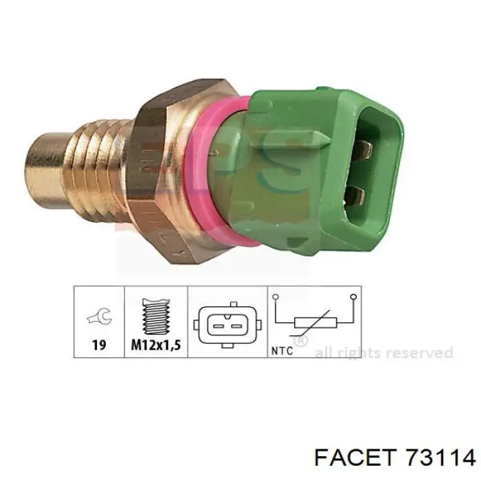 Comprar 73114 Facet Sensor de temperatura de agua