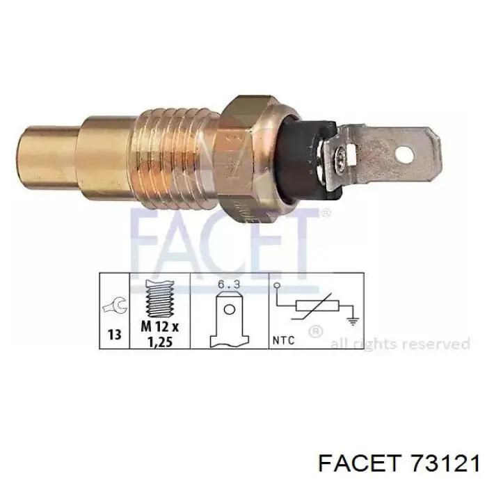 Comprar 73121 Facet Sensor de temperatura de agua