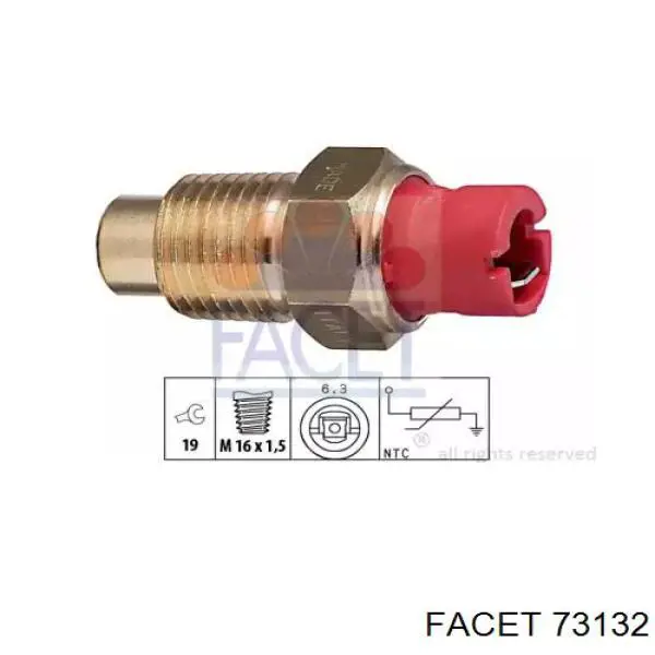 Comprar 7591297 Fiat/Alfa/Lancia Sensor de temperatura de agua