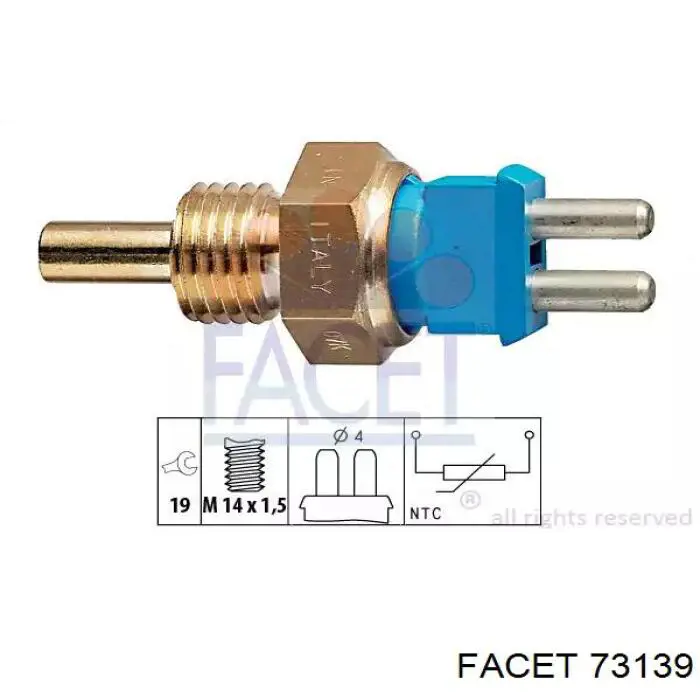 Comprar 73139 Facet Sensor de temperatura de agua