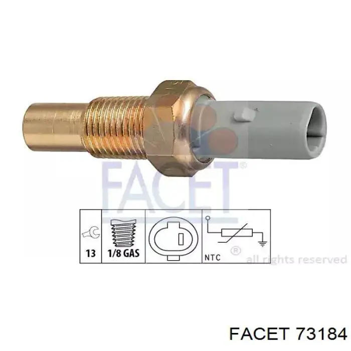 Comprar 73184 Facet Sensor de temperatura de agua