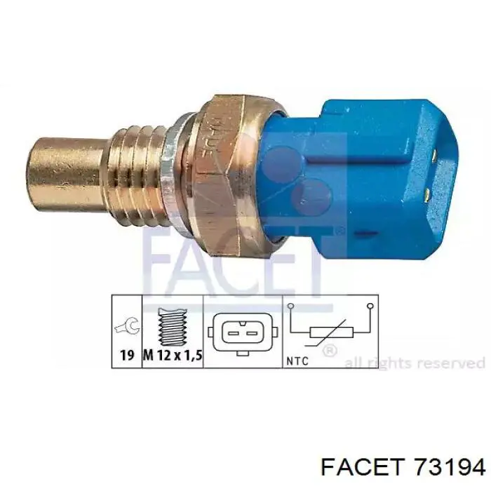 Comprar 73194 Facet Sensor de temperatura de agua