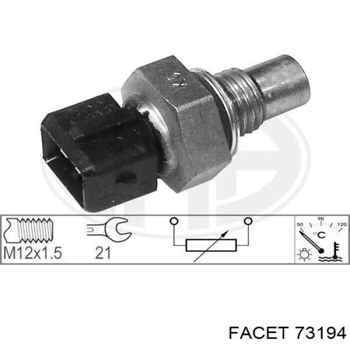 73194 Facet Sensor temperatura refrigerante