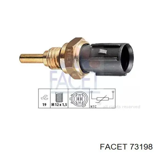 Comprar 73198 Facet Sensor de temperatura de agua