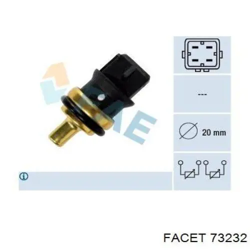 Comprar 73232 Facet Sensor de temperatura de agua