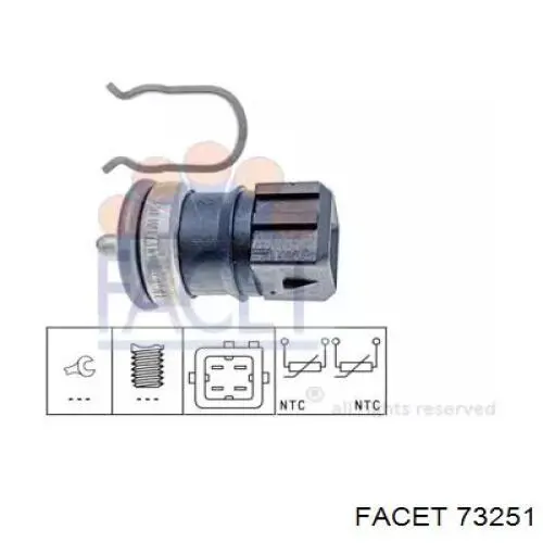 Sensor de temperatura del motor Profit 18150013