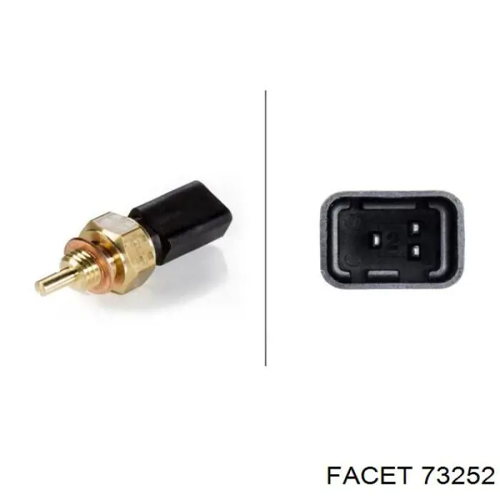 Sensor de temperatura del refrigerante Facet 73252 precio, desde 15,12 EUR