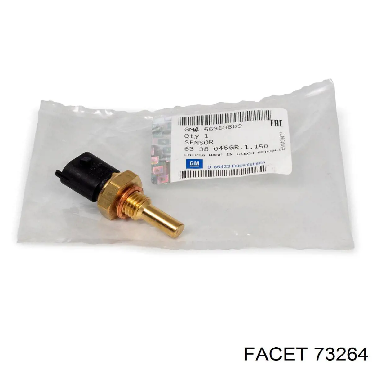 Sensor de temperatura del motor Opel 12992783