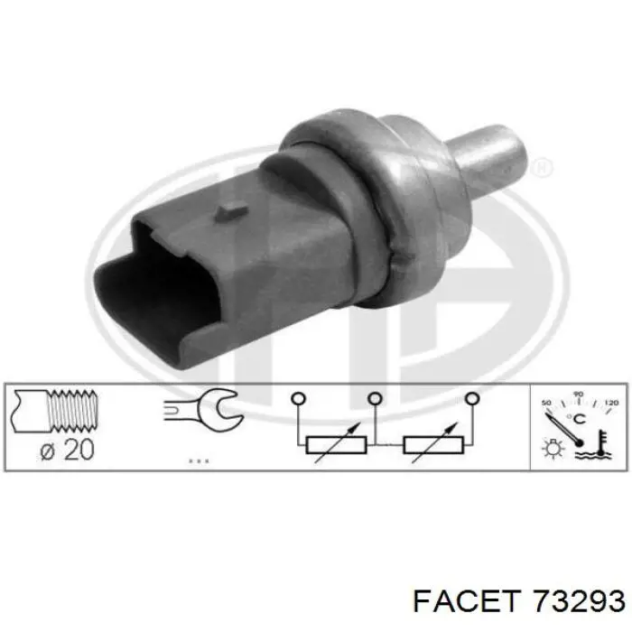 Sensor de temperatura del refrigerante para Fiat Ducato (244, Z)