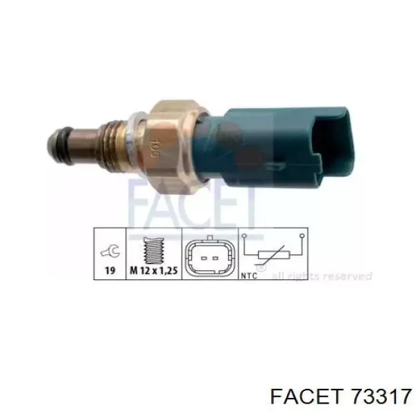 Sensor de temperatura 1452490 Ford