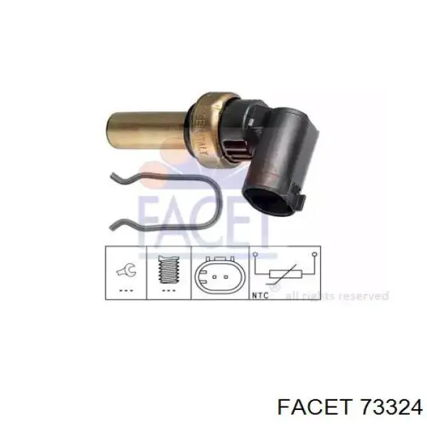 Sensor, Temperatura Del Refrigerante De Coche 6pt009309271 Hella