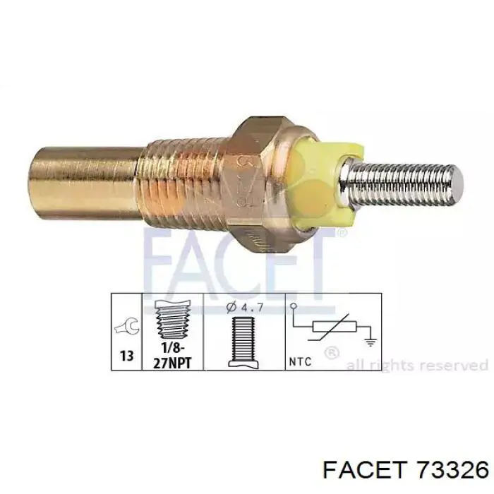 Comprar 73326 Facet Sensor de temperatura de agua