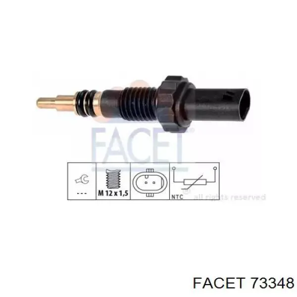 Sensor de temperatura del refrigerante Facet 73348 precio, desde 13,87 EUR