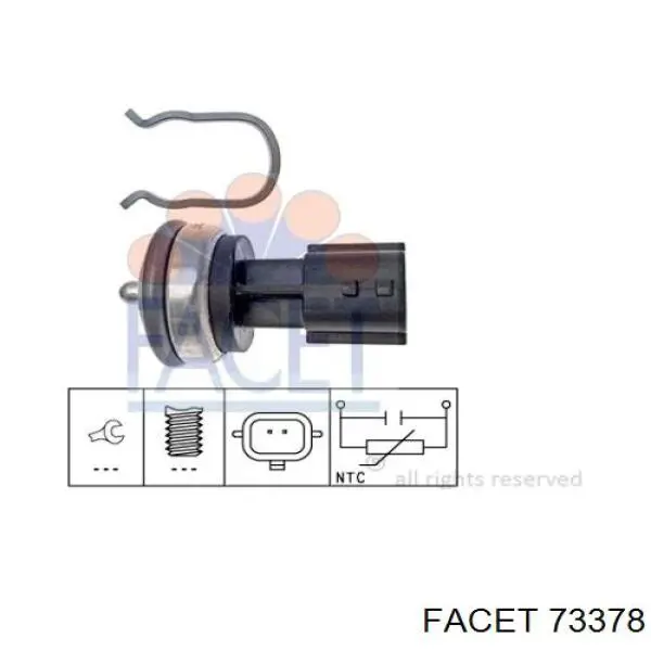 Sensor de temperatura de combustible Facet 73378 precio, desde 17,02 EUR