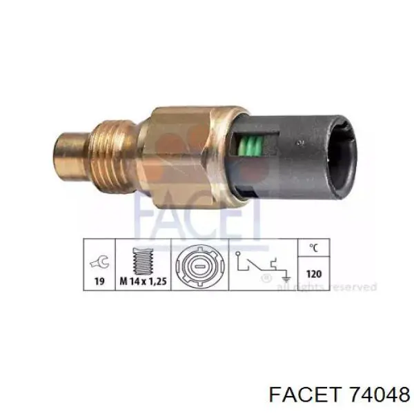 Sensor de temperatura  Facet 74048 precio, desde 8,61 EUR