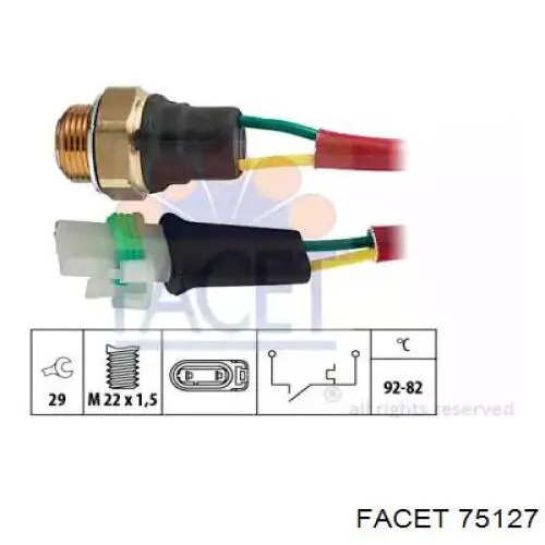 Sensor de temperatura 37510 FAE