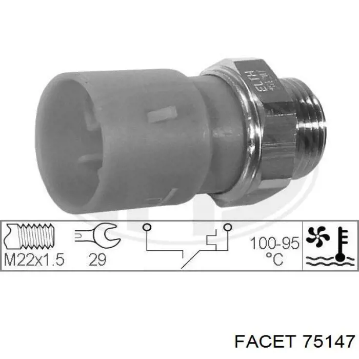 915028 Metzger sensor, temperatura del refrigerante (encendido el ventilador del radiador)