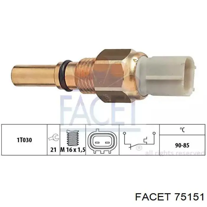 Sensor de temperatura  Facet 75151 precio, desde 16,82 EUR