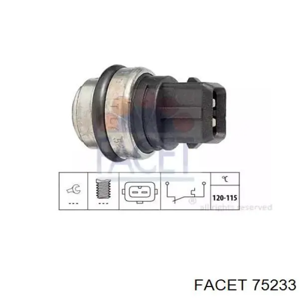 Sensor de temperatura 90508084 General Motors