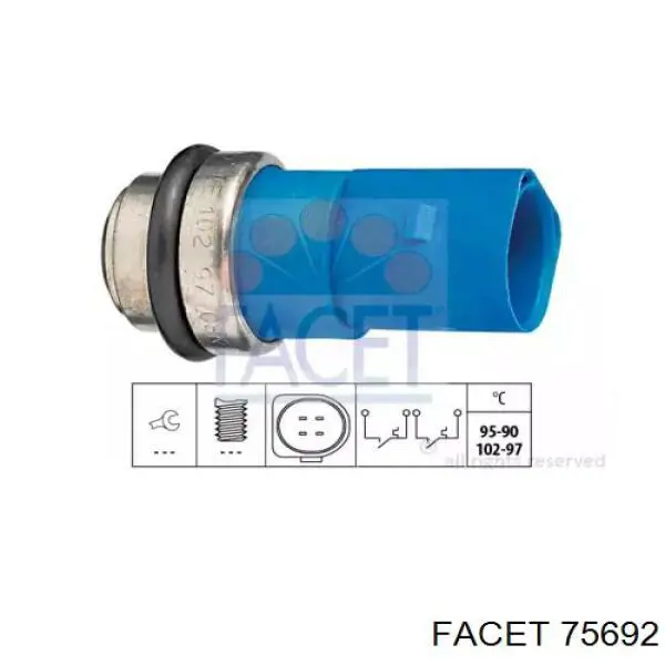 Sensor de temperatura 75692 Facet
