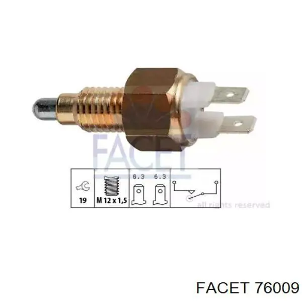 Comprar 76009 Facet Interruptor de luz de marcha atrás