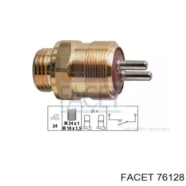 Comprar 76128 Facet Interruptor de luz de marcha atrás