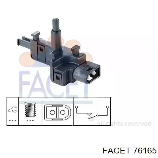 Interruptor piloto de marcha atrás Facet 76165 precio, desde 7,32 EUR
