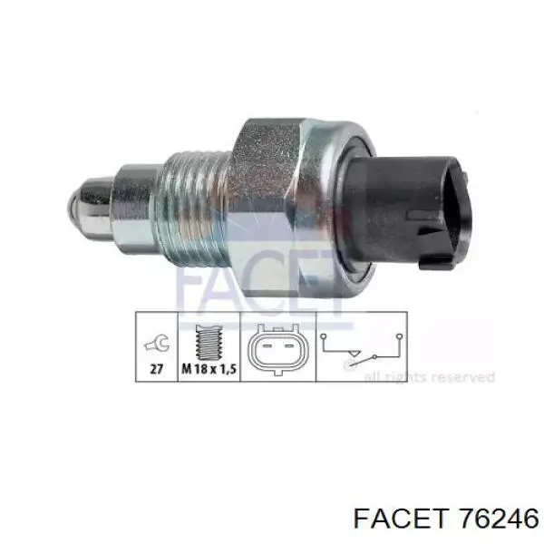 Comprar 76246 Facet Interruptor de luz de marcha atrás