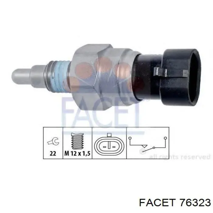 Comprar 12846100 General Motors Interruptor de luz de marcha atrás