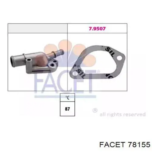 Carcasa del termostato Facet 78155 precio, desde 19,06 EUR