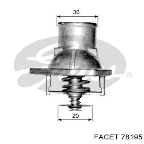 78195 Facet termostato, refrigerante