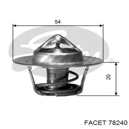 9109737 Opel termostato