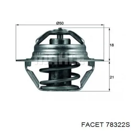 Termostato, refrigerante Renault Laguna 2 BG0, BG1