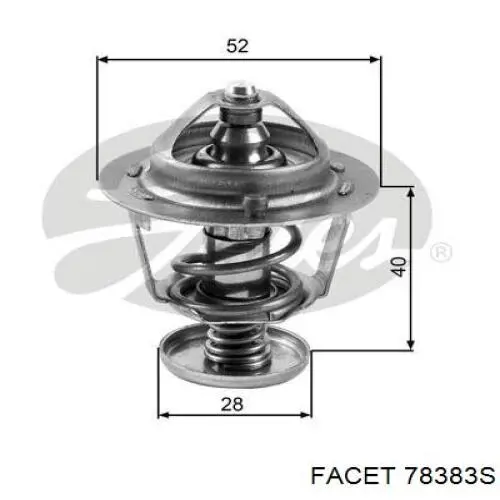 78383S Facet termostato, refrigerante