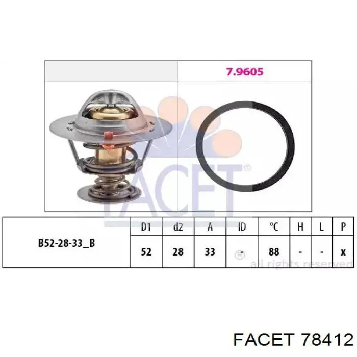 Comprar 78412 Facet Termostato